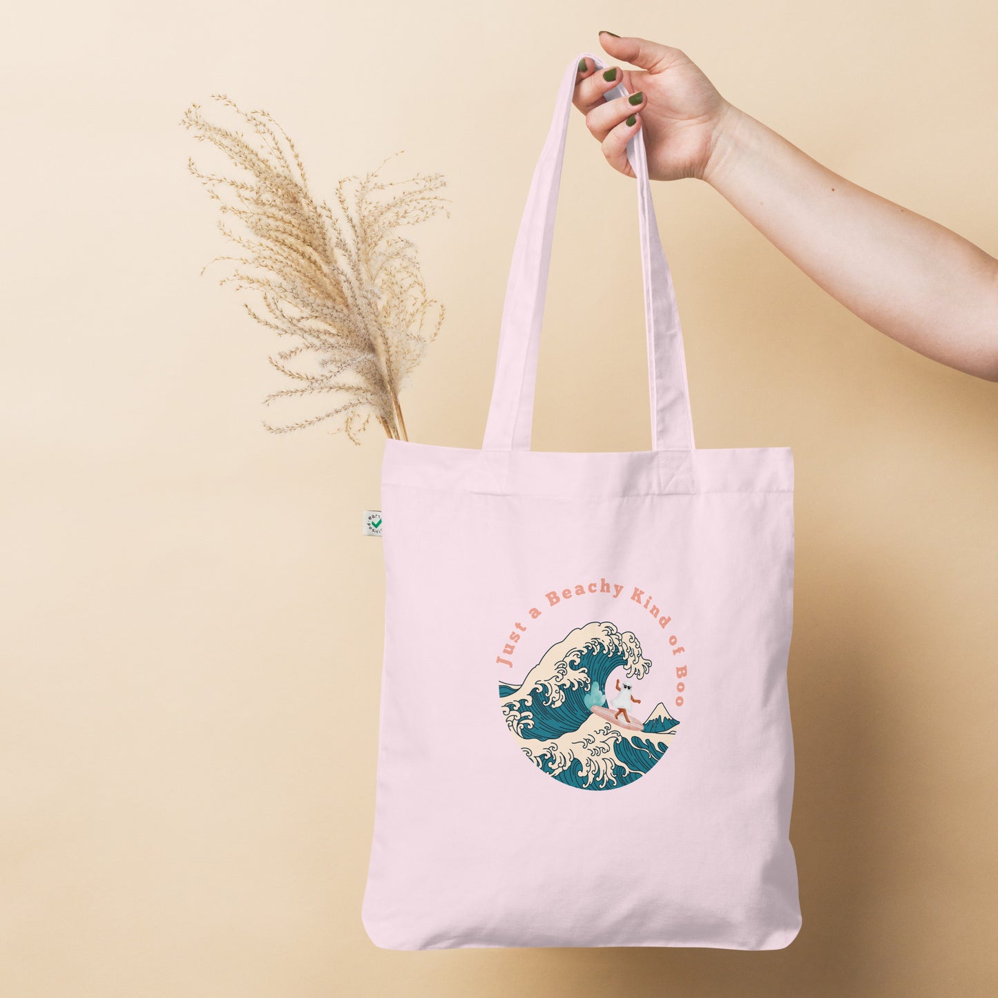 Beachy boo Organic fashion tote bag