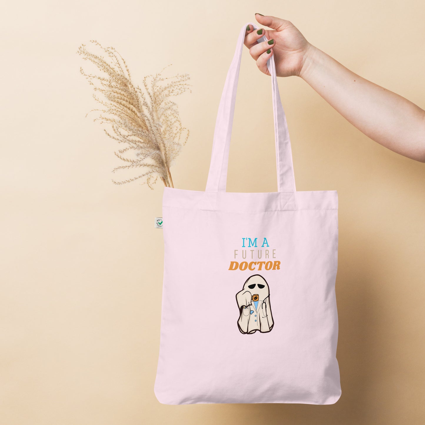 Future Doctor Organic fashion tote bag