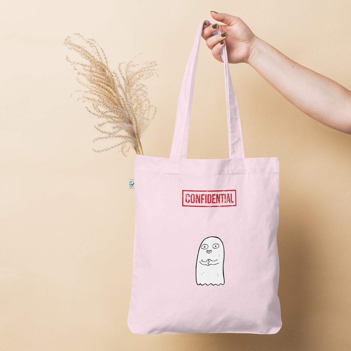 Confidential Organic fashion tote bag