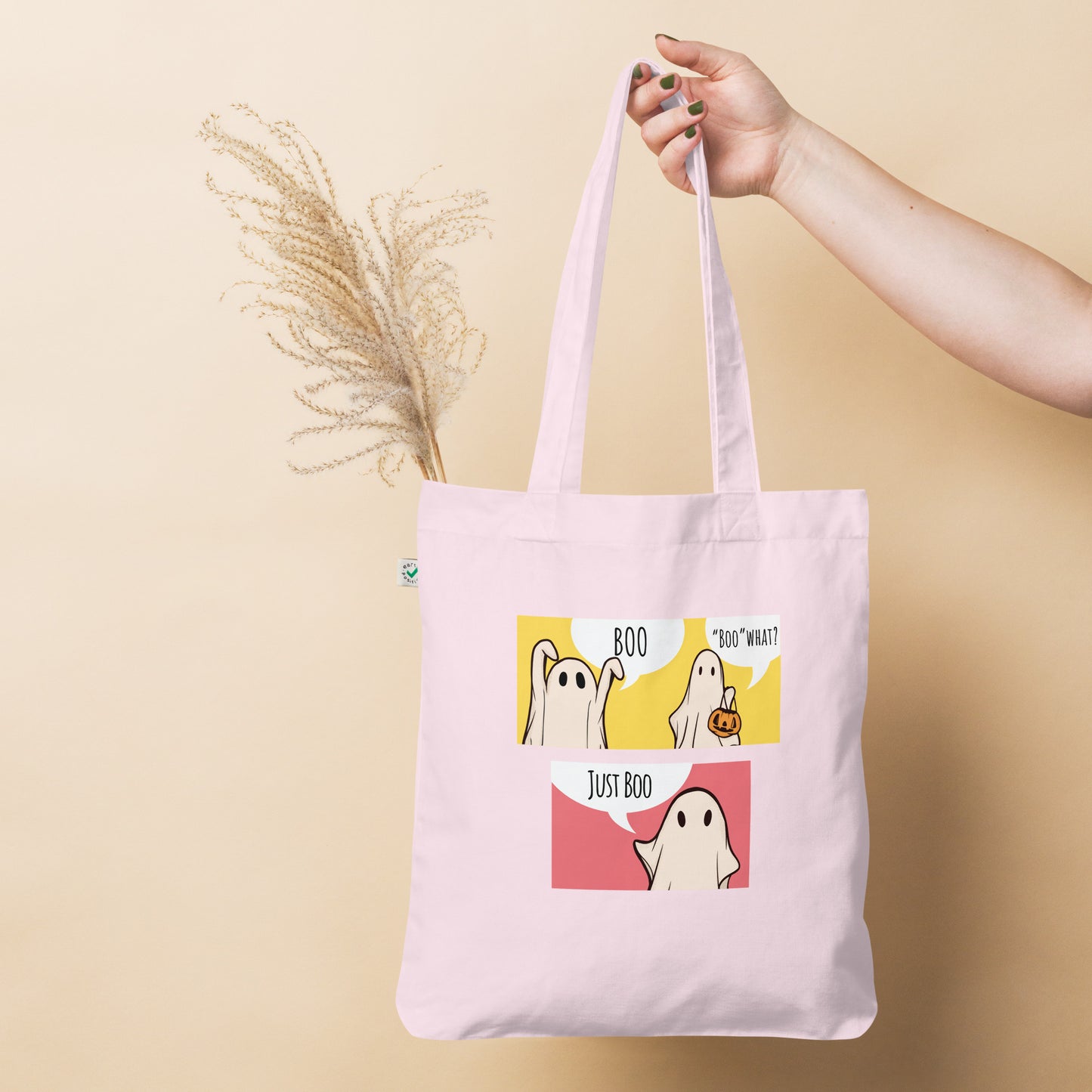 Just Boo Organic fashion tote bag