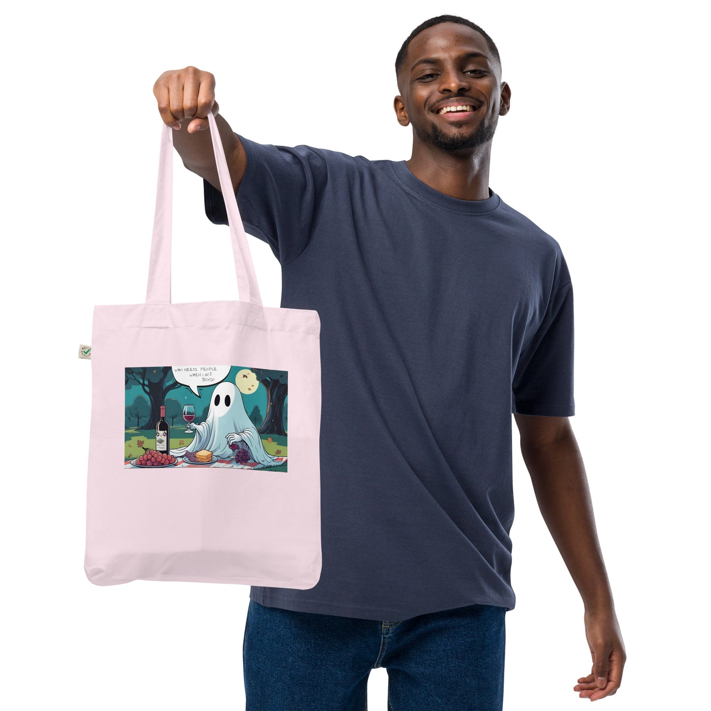 Only Boos Organic fashion tote bag