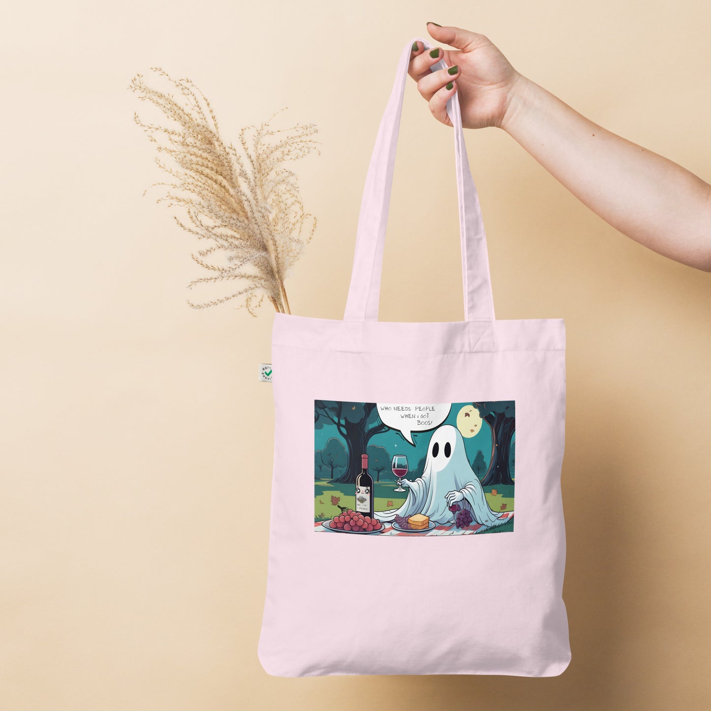 Only Boos Organic fashion tote bag