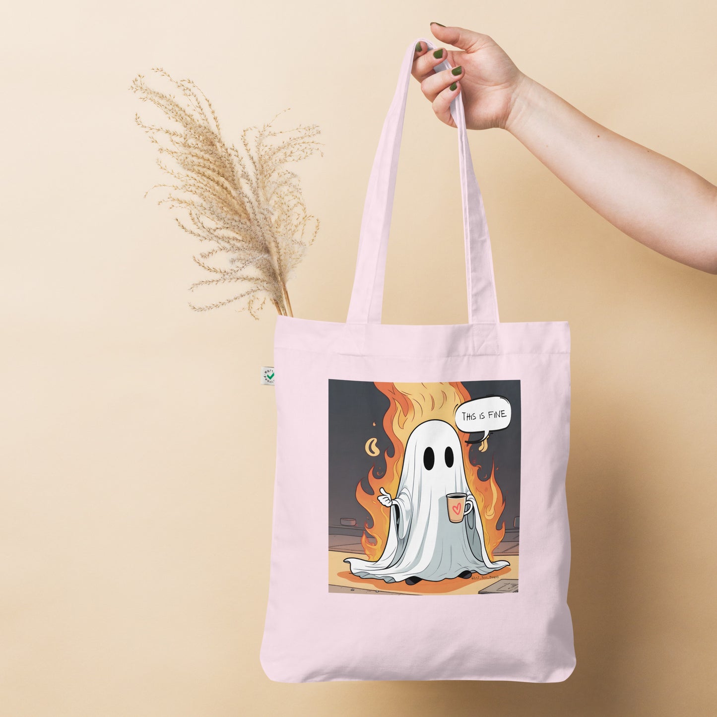 This is Fine Organic fashion tote bag