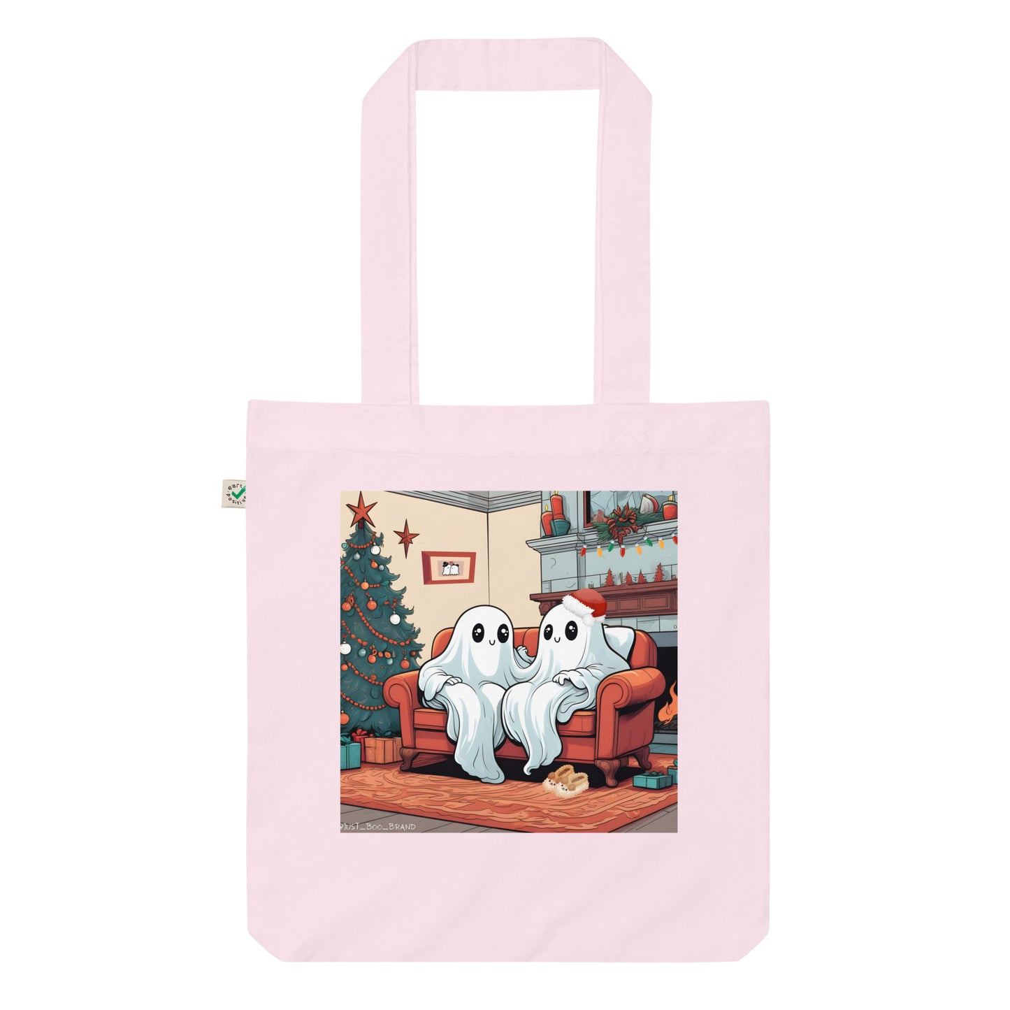 All I want for Xmas is boo Organic fashion tote bag