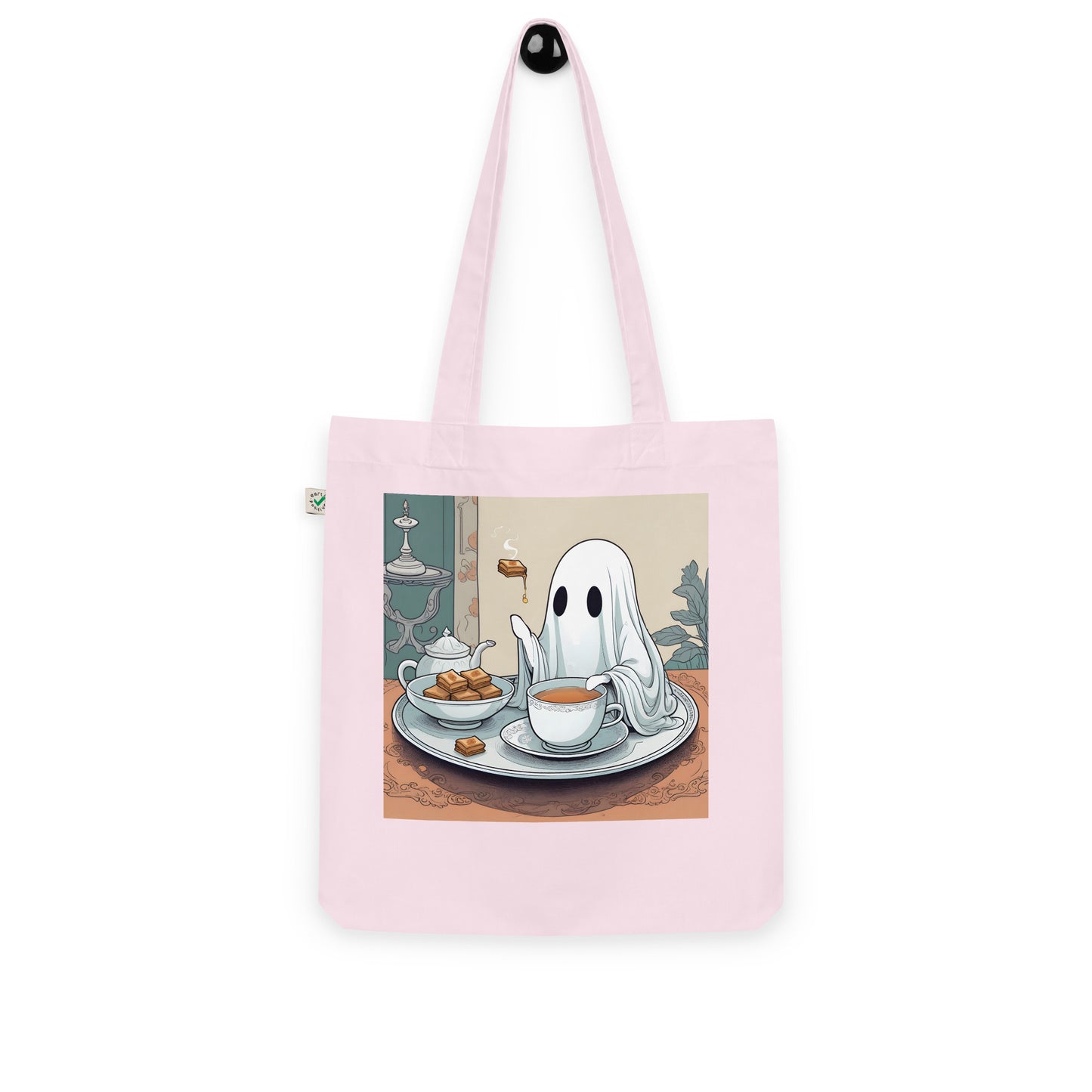 Tea Time Organic fashion tote bag