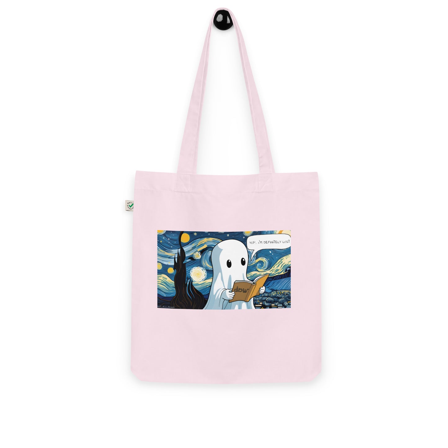 Lost in The Starry Night Organic fashion tote bag