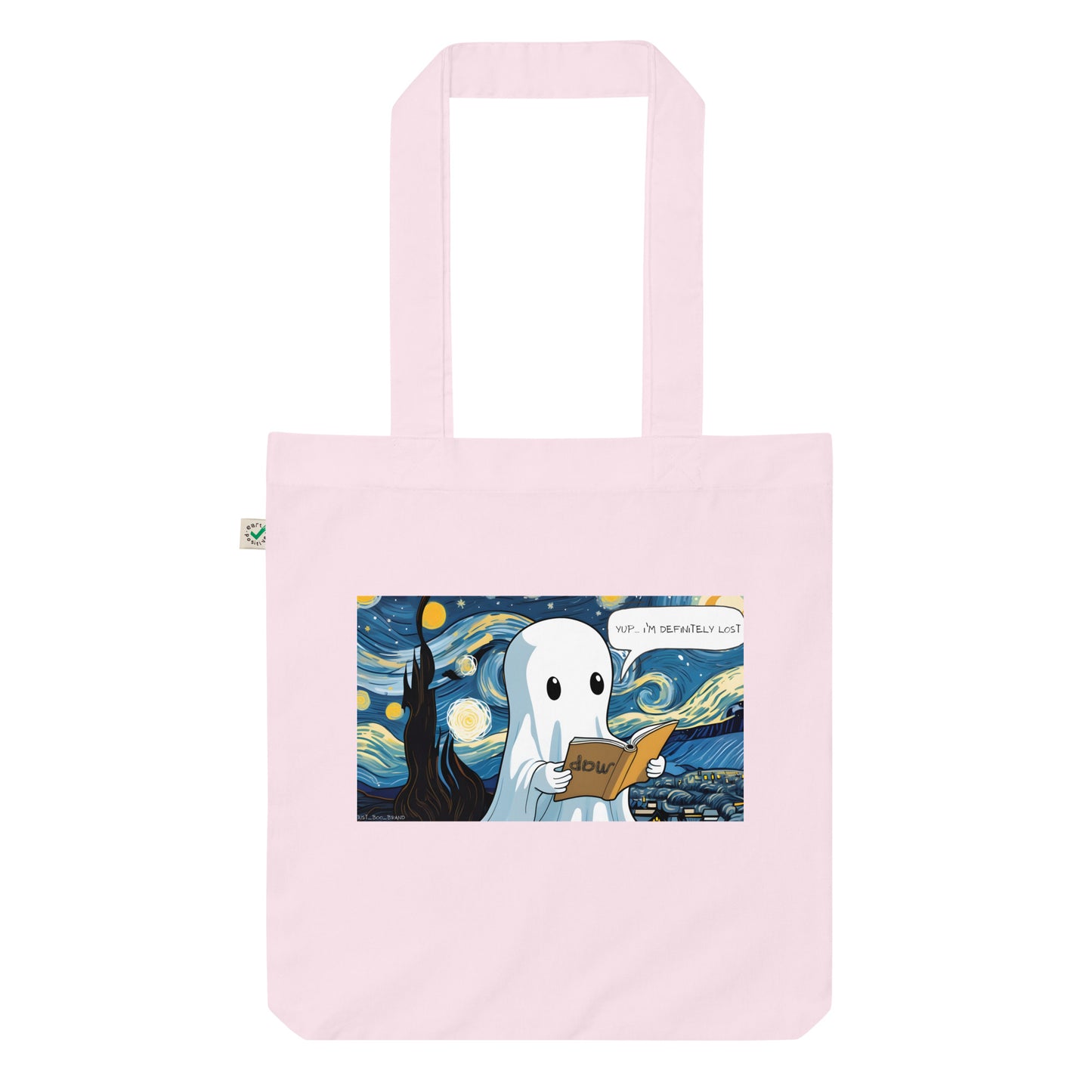 Lost in The Starry Night Organic fashion tote bag