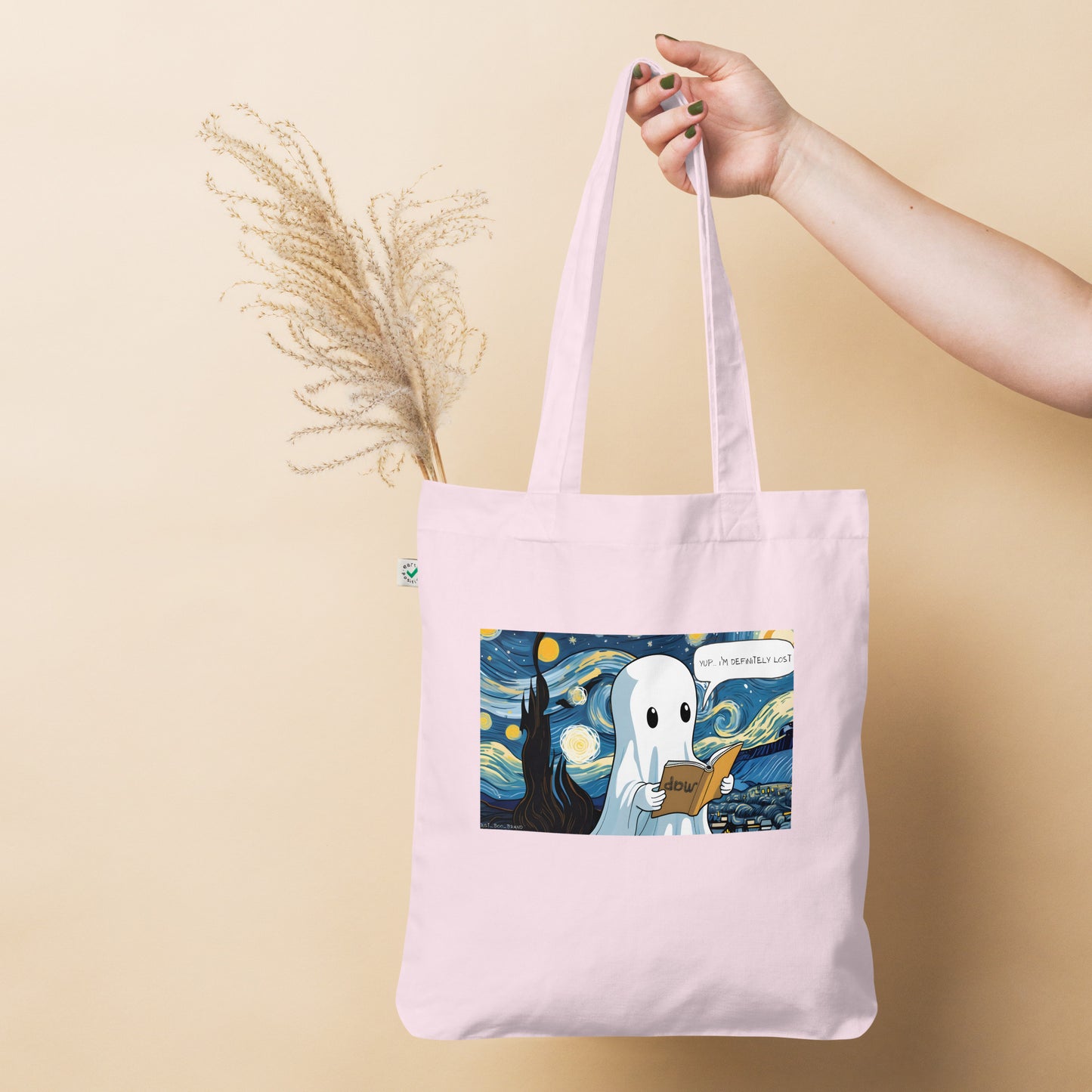 Lost in The Starry Night Organic fashion tote bag