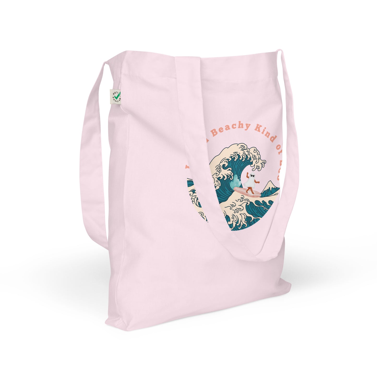 Beachy boo Organic fashion tote bag