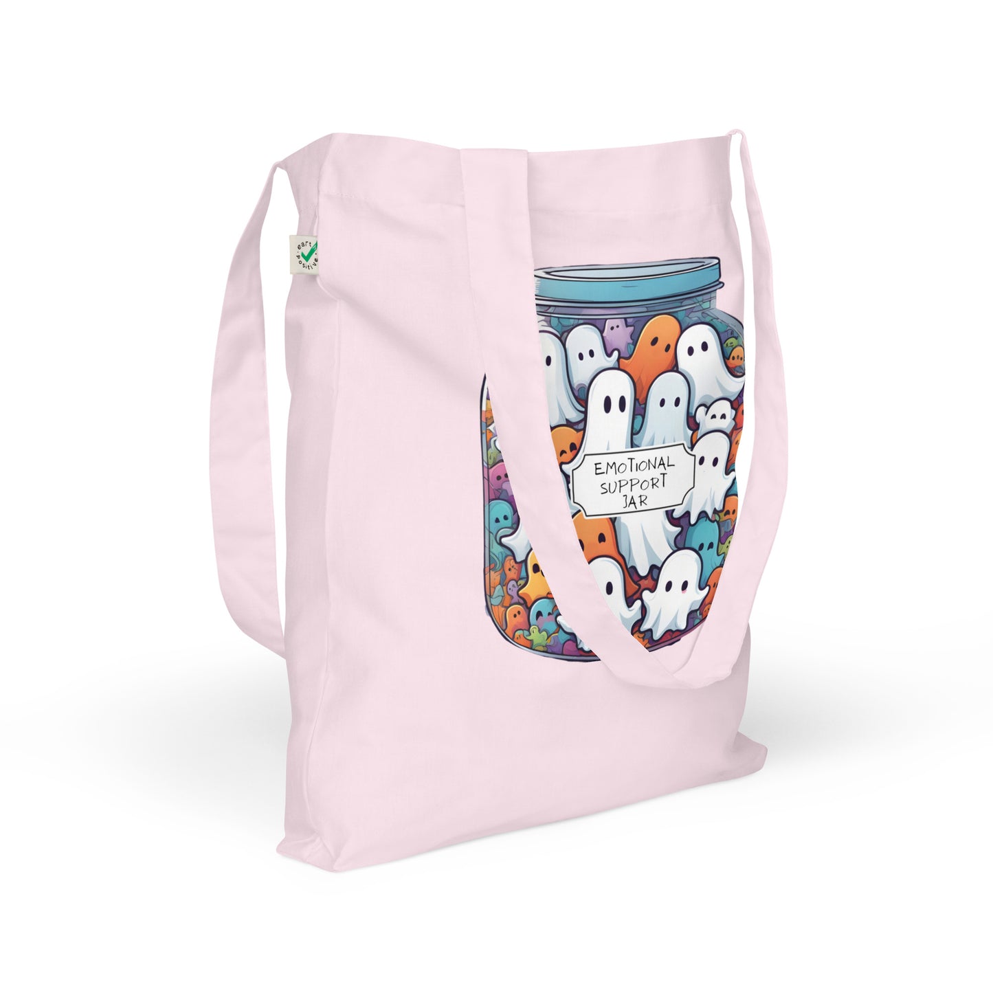 Emotional support jar Organic fashion tote bag