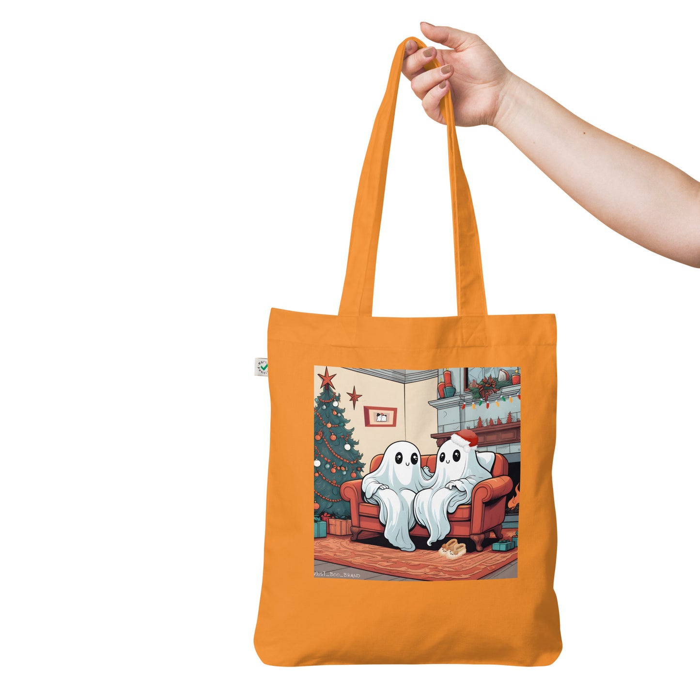 All I want for Xmas is boo Organic fashion tote bag