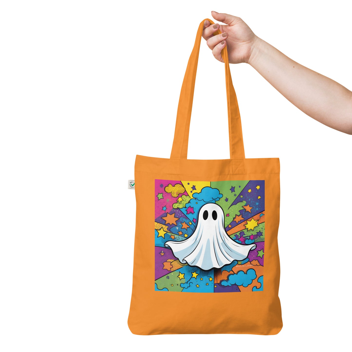 Pop-art Organic fashion tote bag