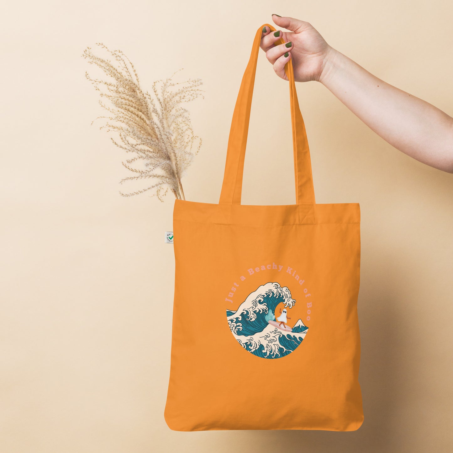 Beachy boo Organic fashion tote bag