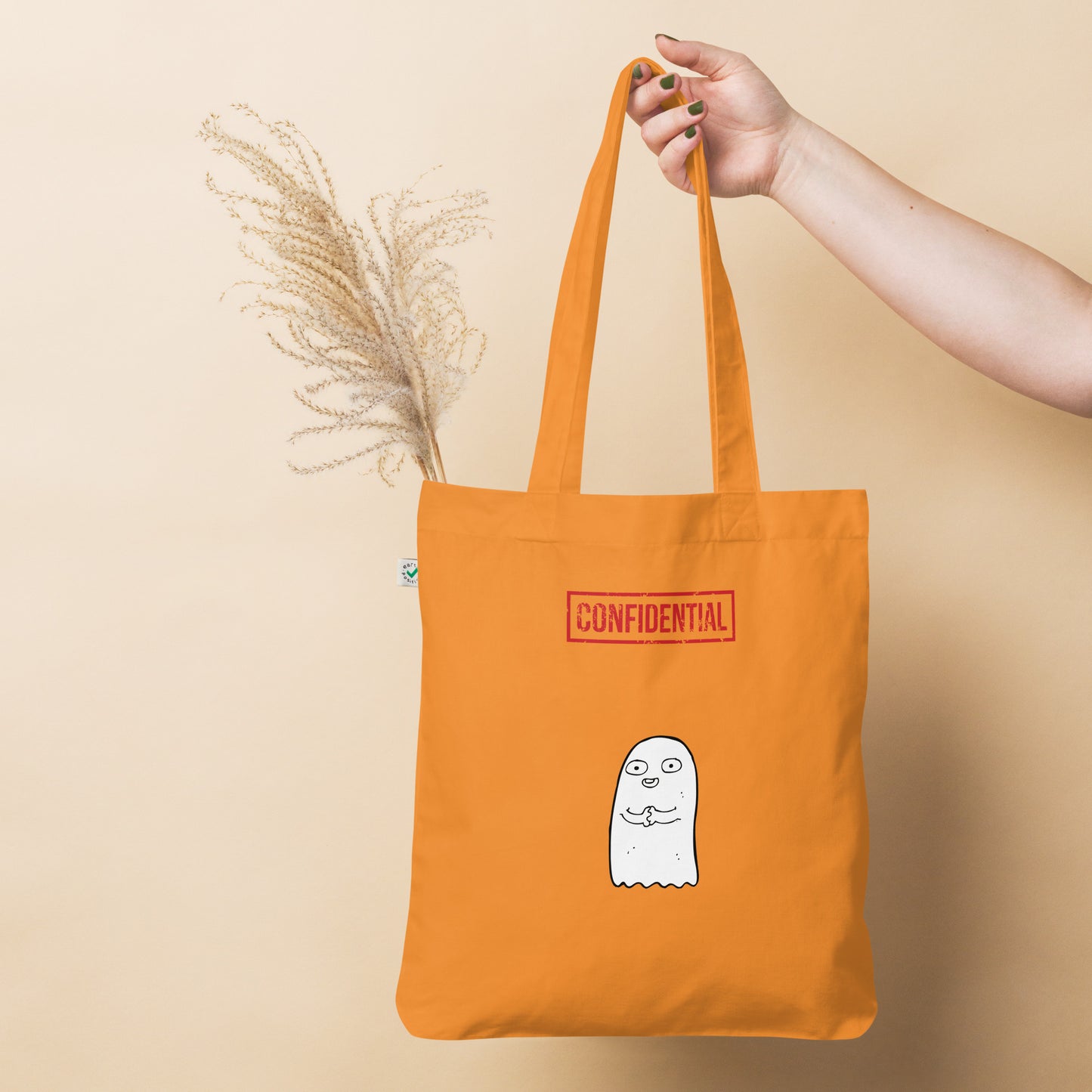 Confidential Organic fashion tote bag