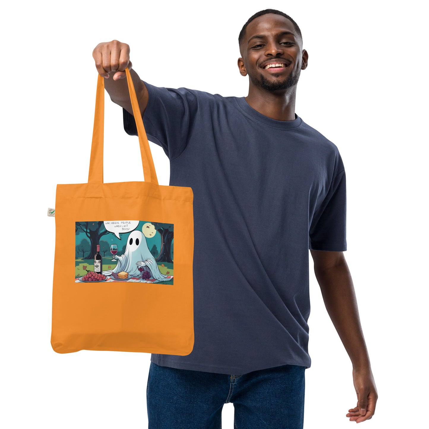 Only Boos Organic fashion tote bag