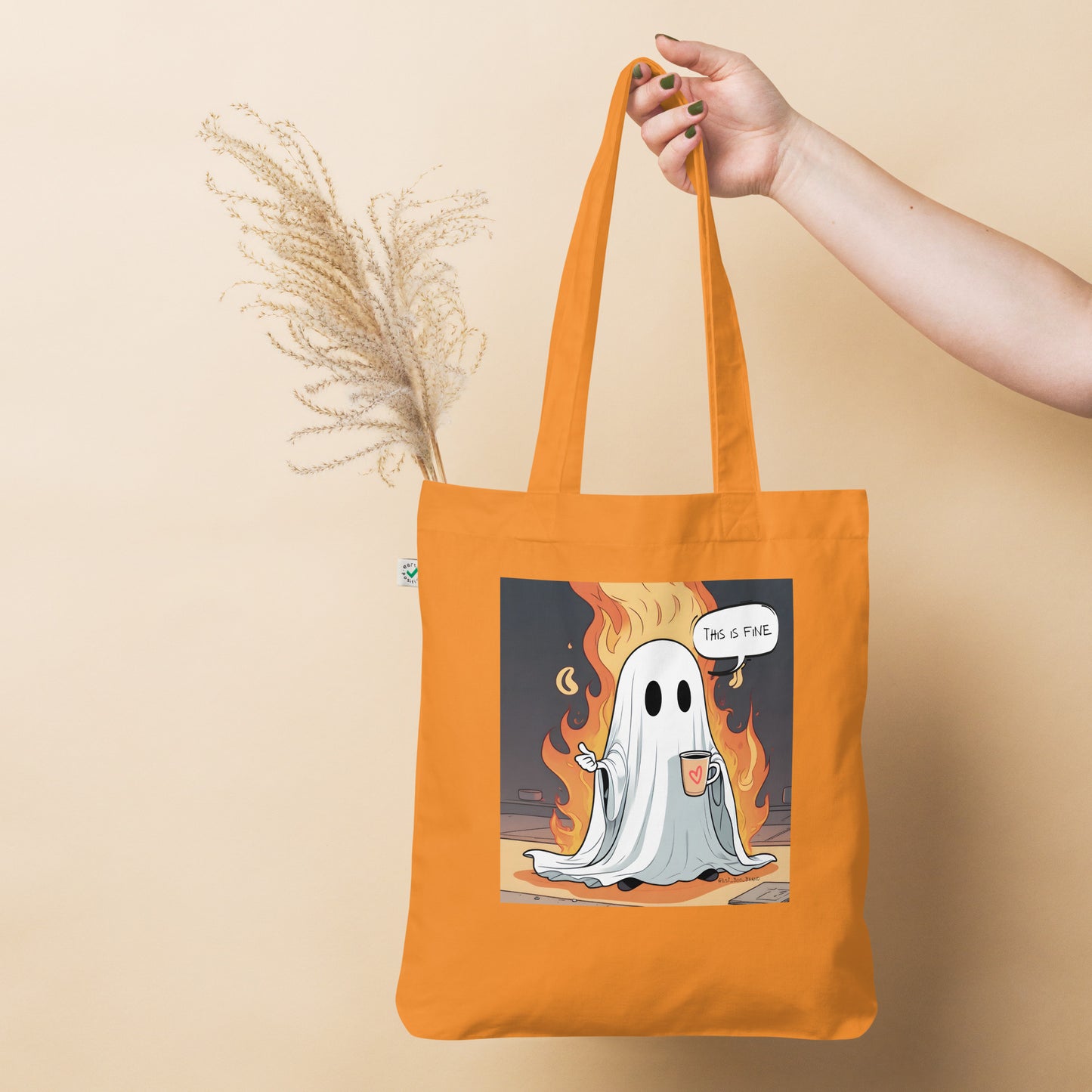 This is Fine Organic fashion tote bag