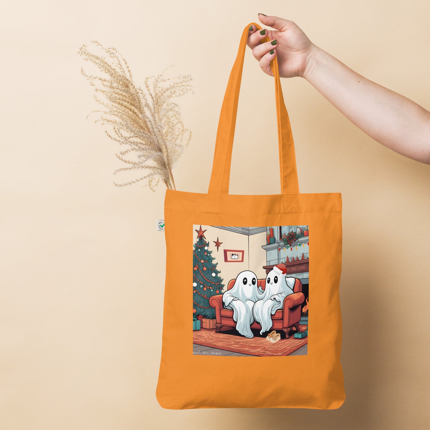 All I want for Xmas is boo Organic fashion tote bag