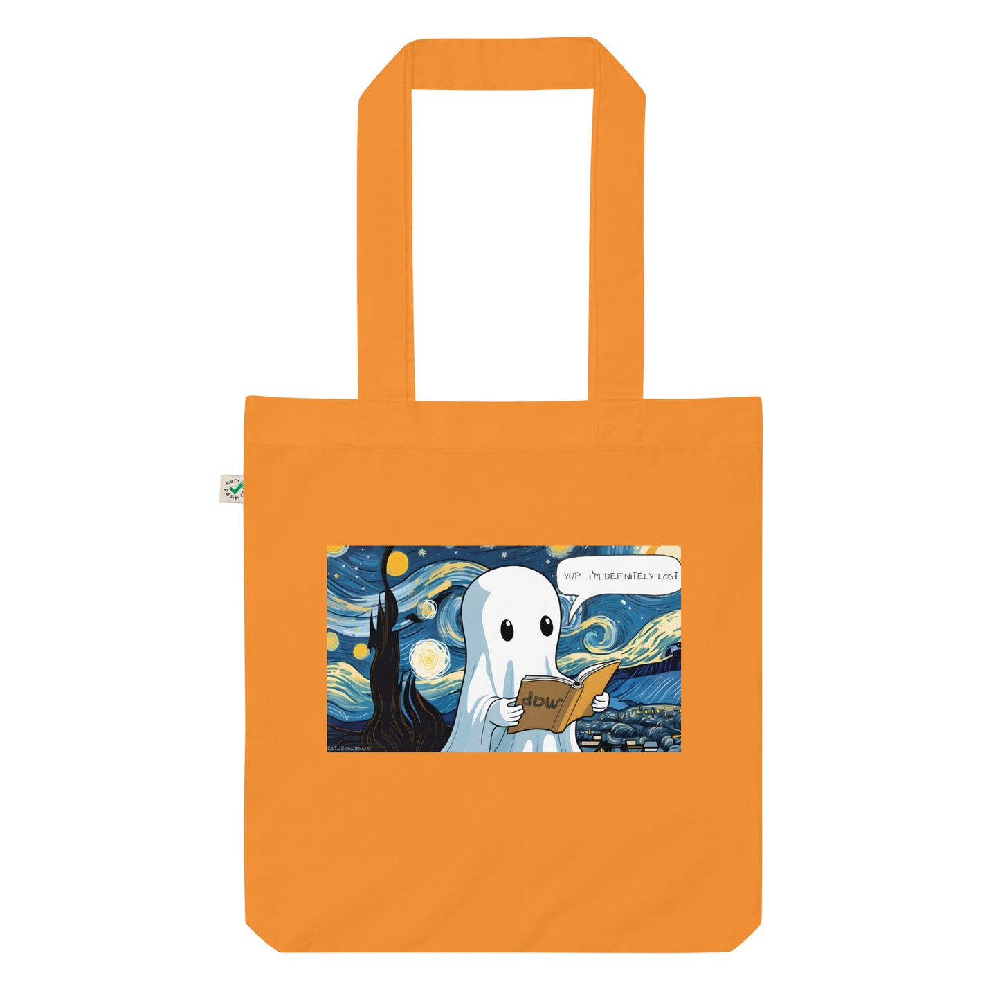 Lost in The Starry Night Organic fashion tote bag