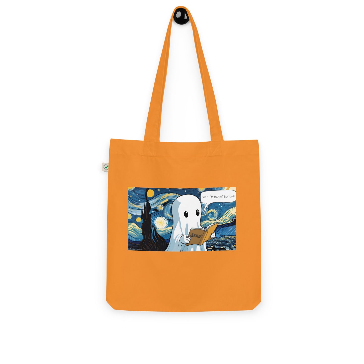 Lost in The Starry Night Organic fashion tote bag