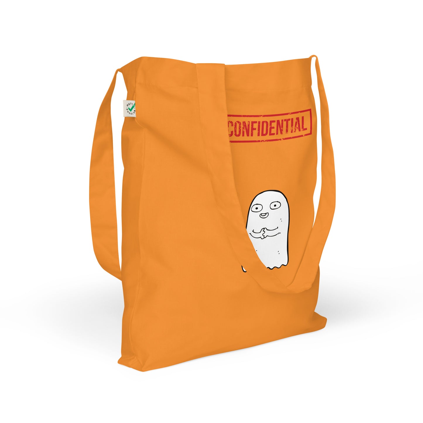 Confidential Organic fashion tote bag