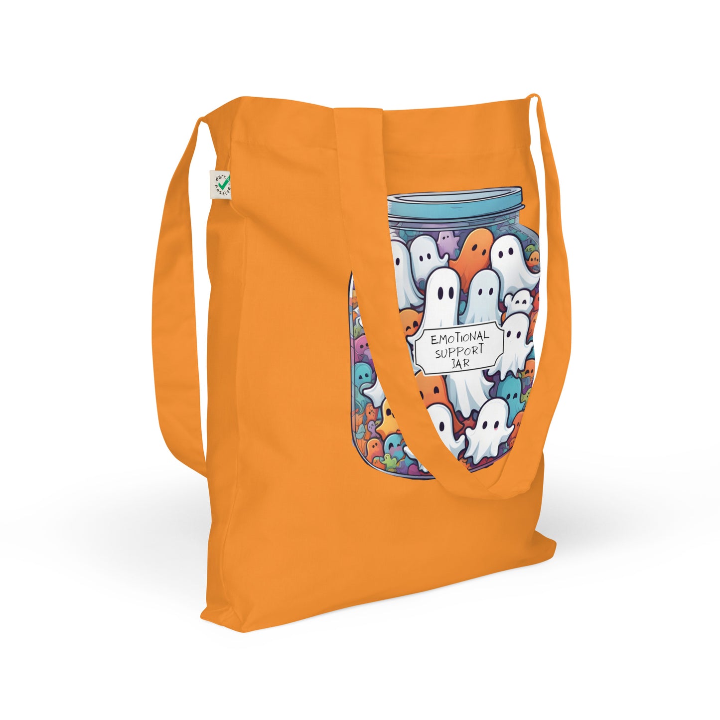 Emotional support jar Organic fashion tote bag