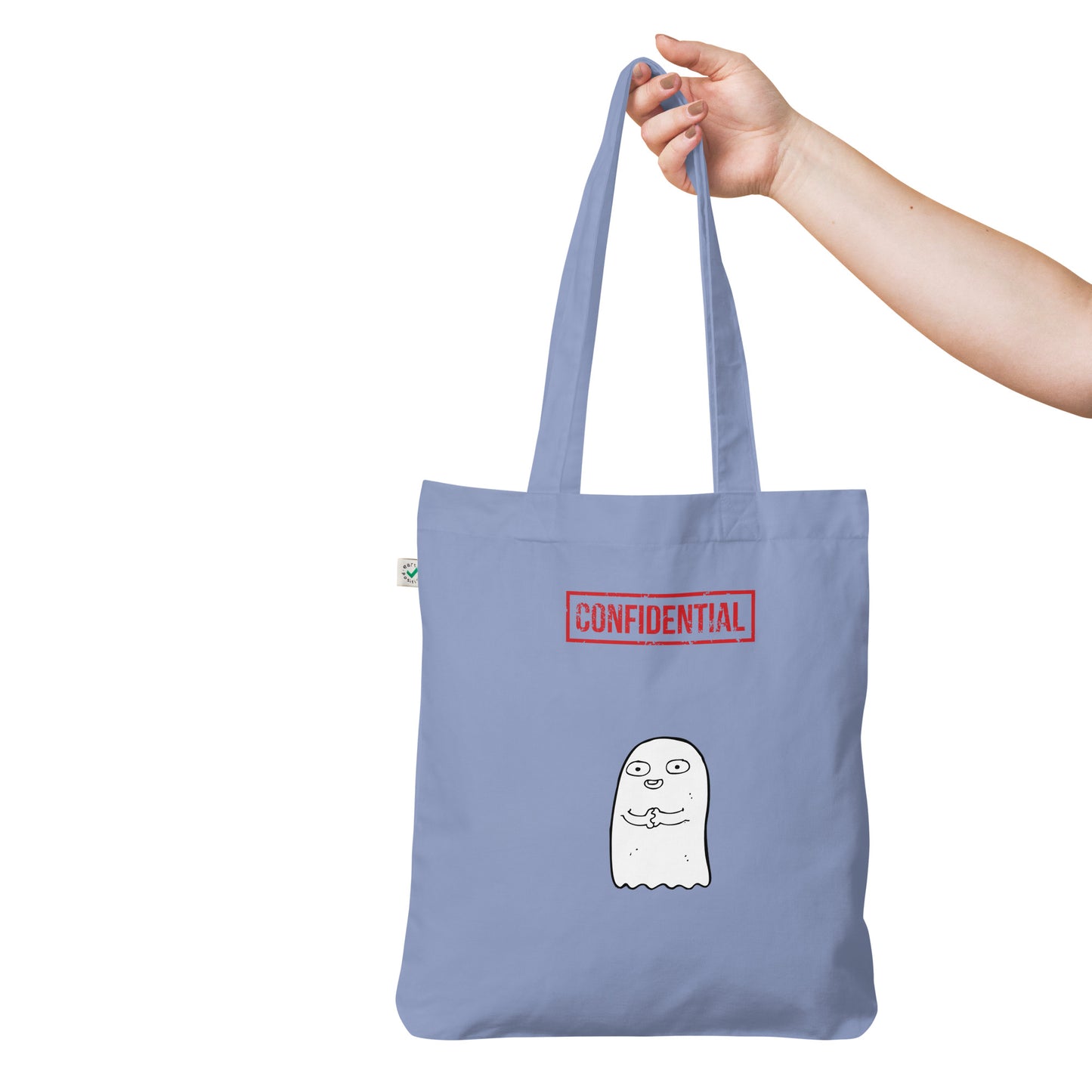 Confidential Organic fashion tote bag