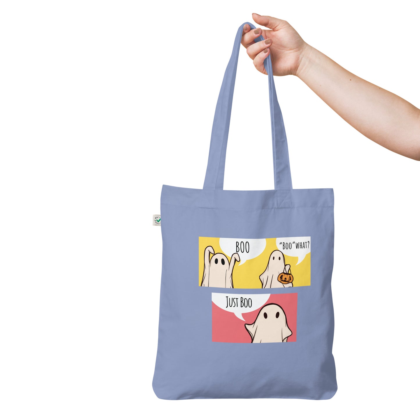 Just Boo Organic fashion tote bag