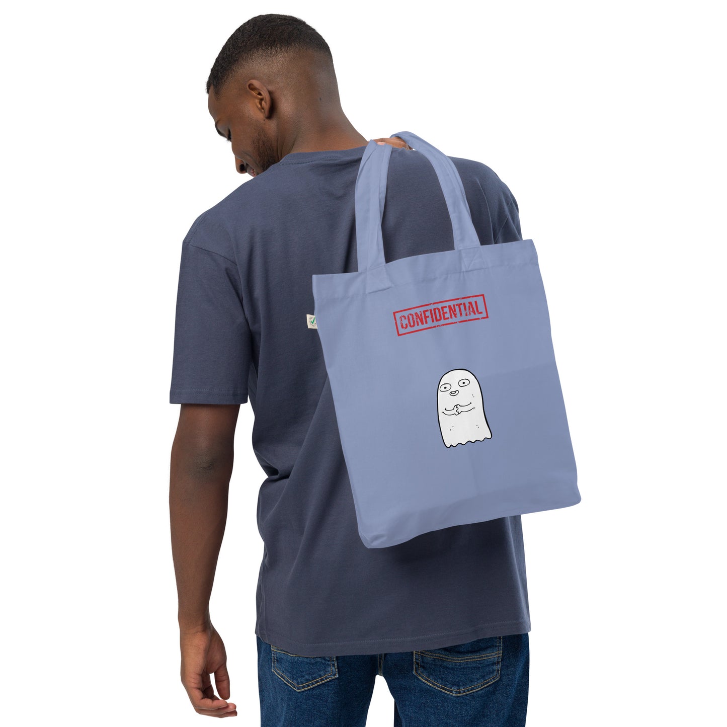 Confidential Organic fashion tote bag