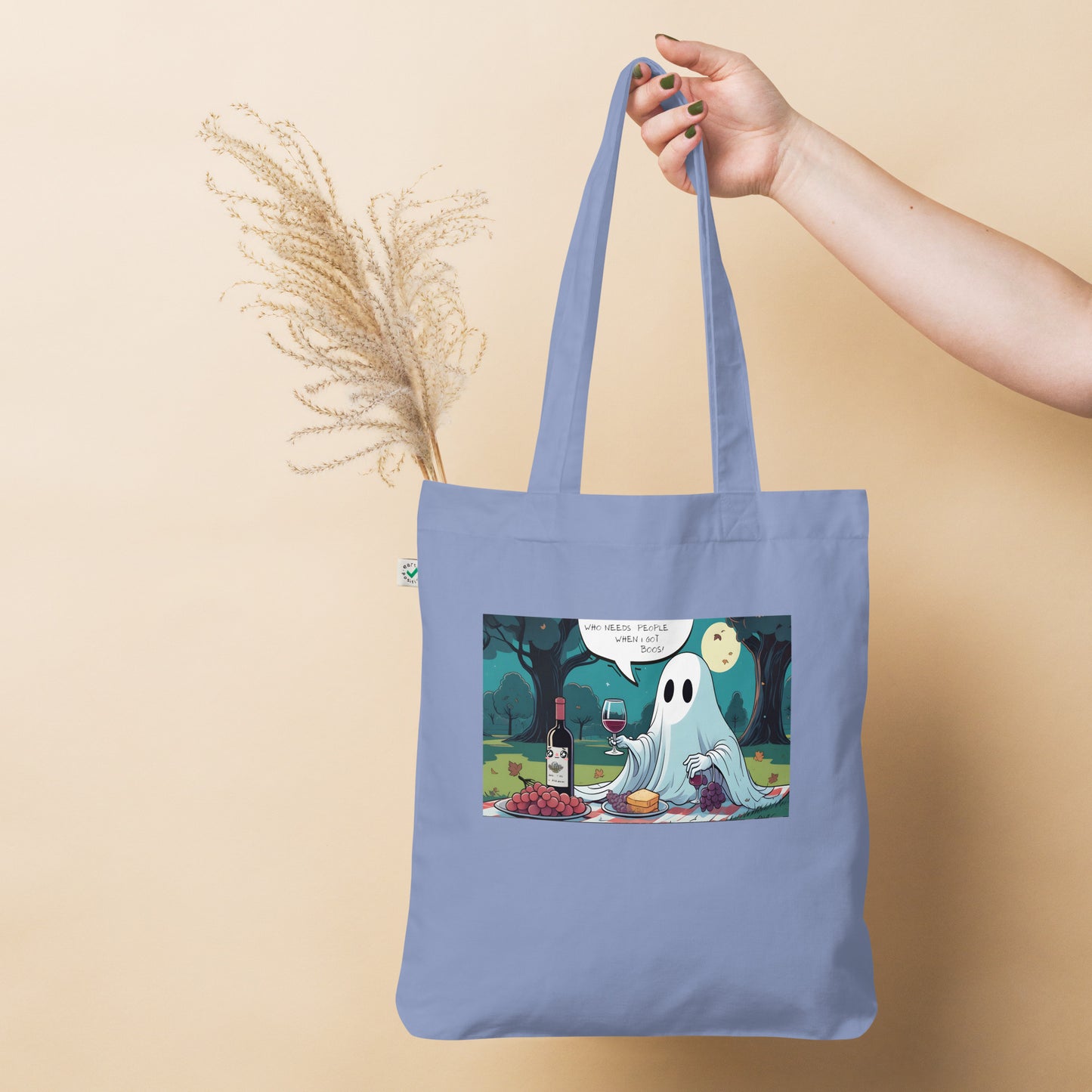 Only Boos Organic fashion tote bag