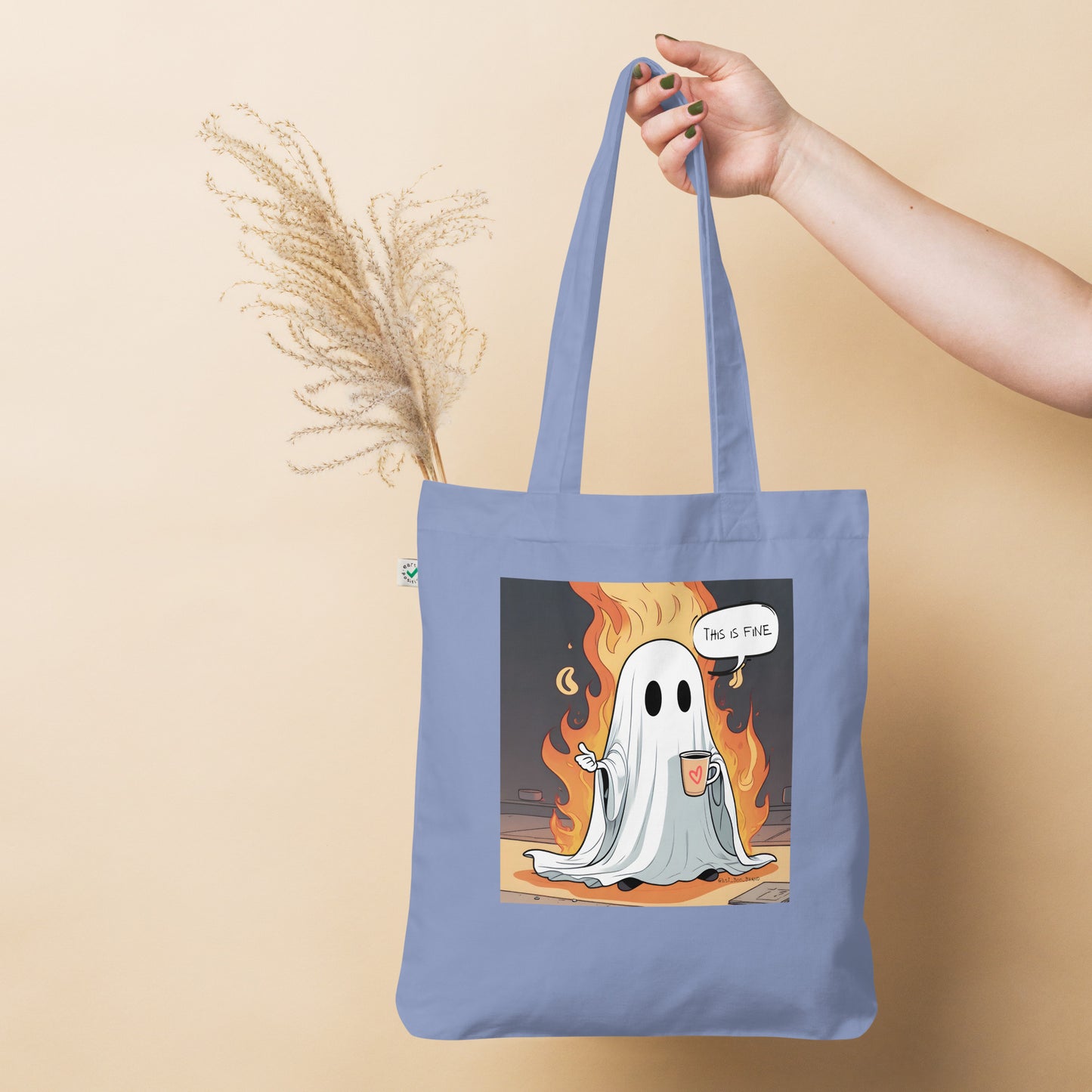 This is Fine Organic fashion tote bag