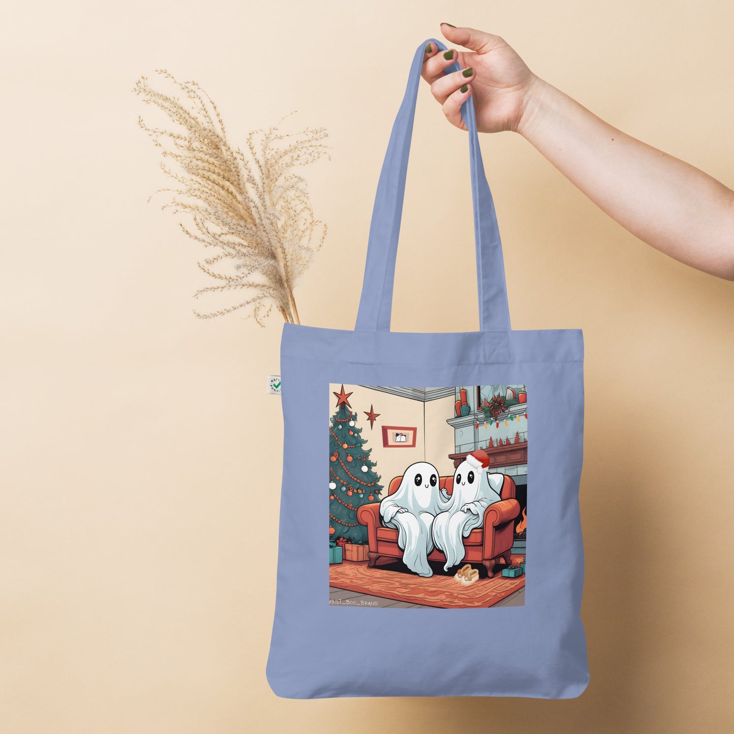 All I want for Xmas is boo Organic fashion tote bag