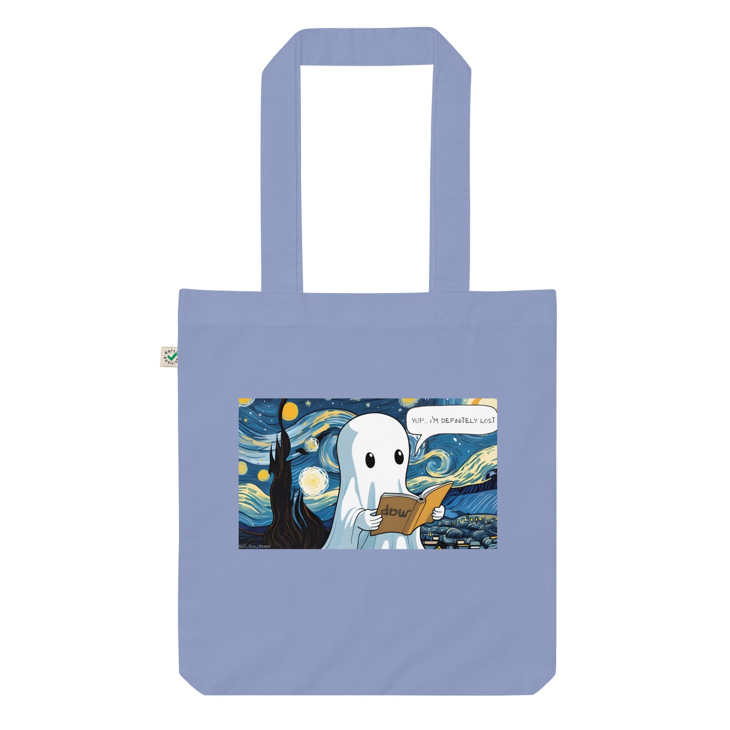 Lost in The Starry Night Organic fashion tote bag