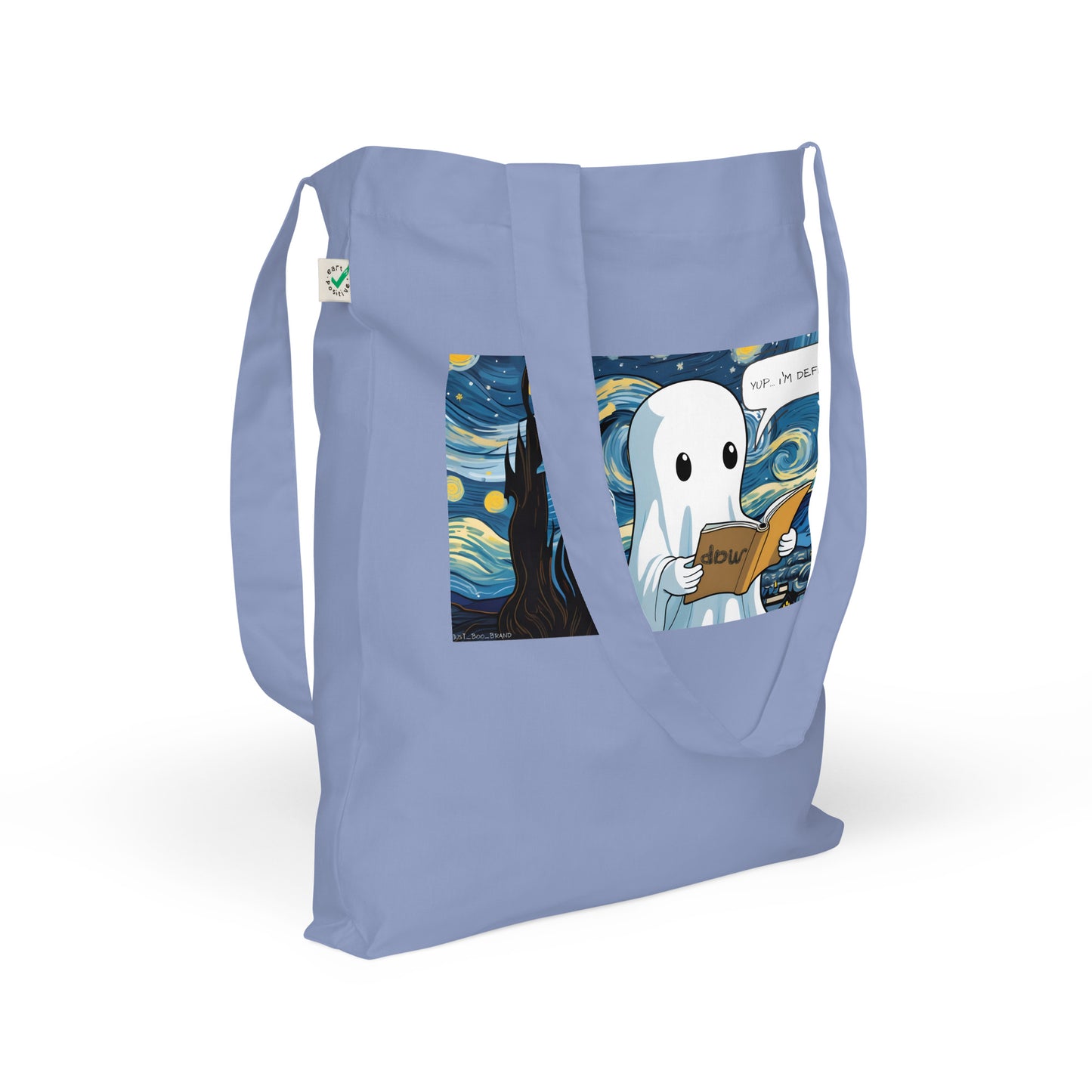 Lost in The Starry Night Organic fashion tote bag