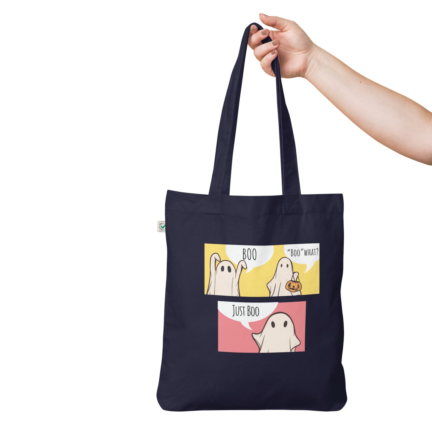 Just Boo Organic fashion tote bag