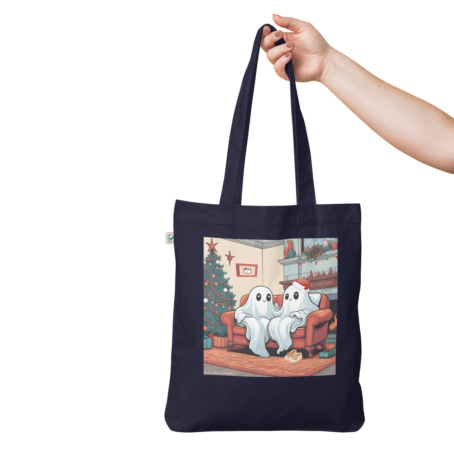 All I want for Xmas is boo Organic fashion tote bag