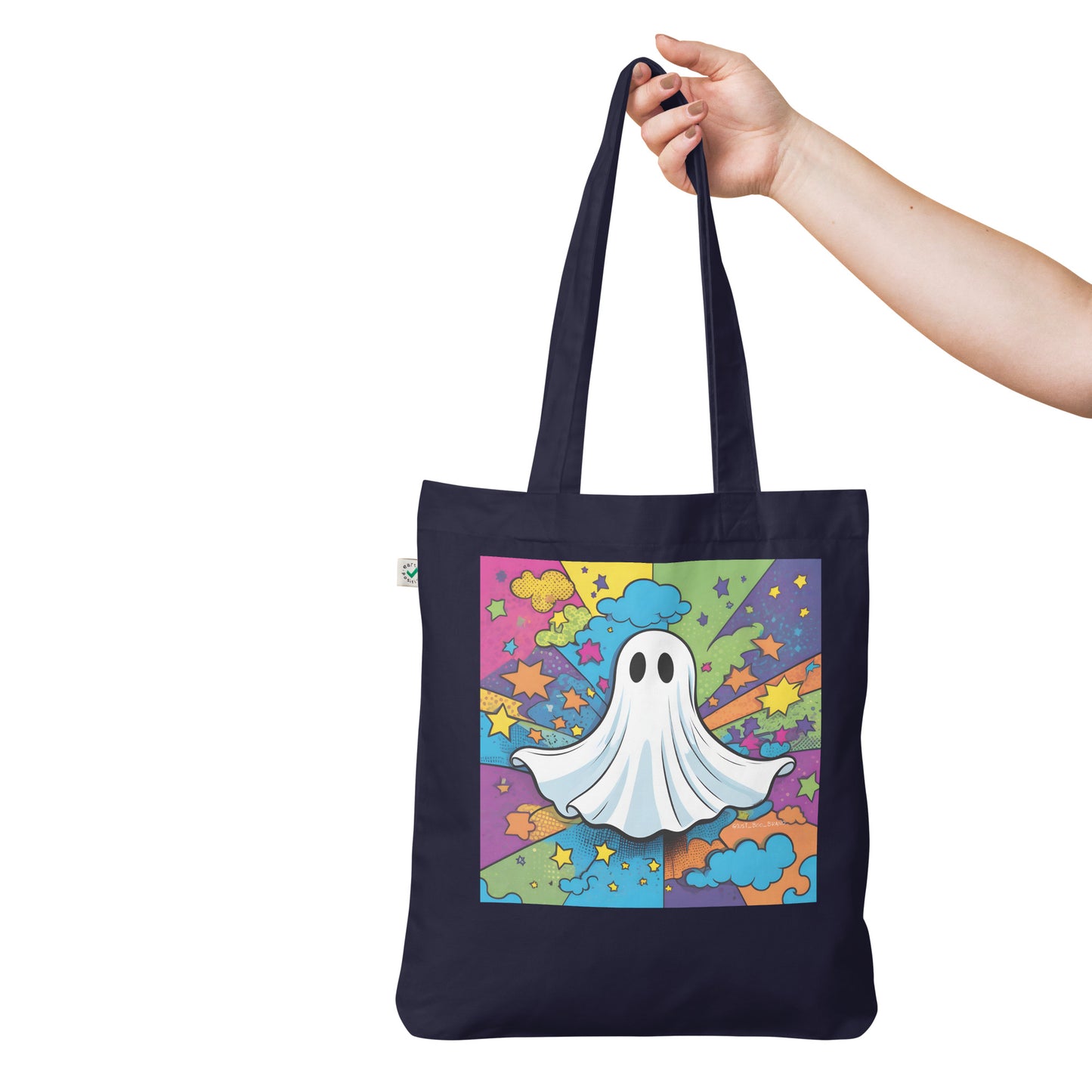 Pop-art Organic fashion tote bag