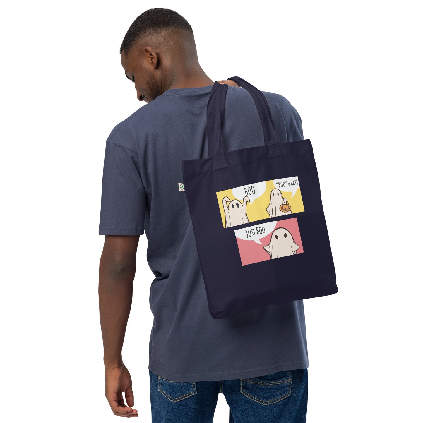 Just Boo Organic fashion tote bag