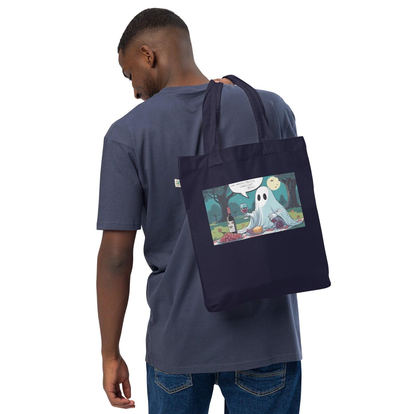 Only Boos Organic fashion tote bag