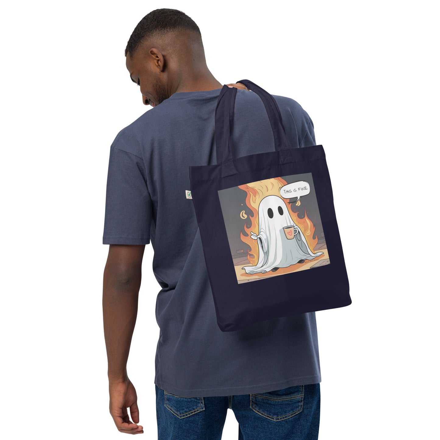 This is Fine Organic fashion tote bag