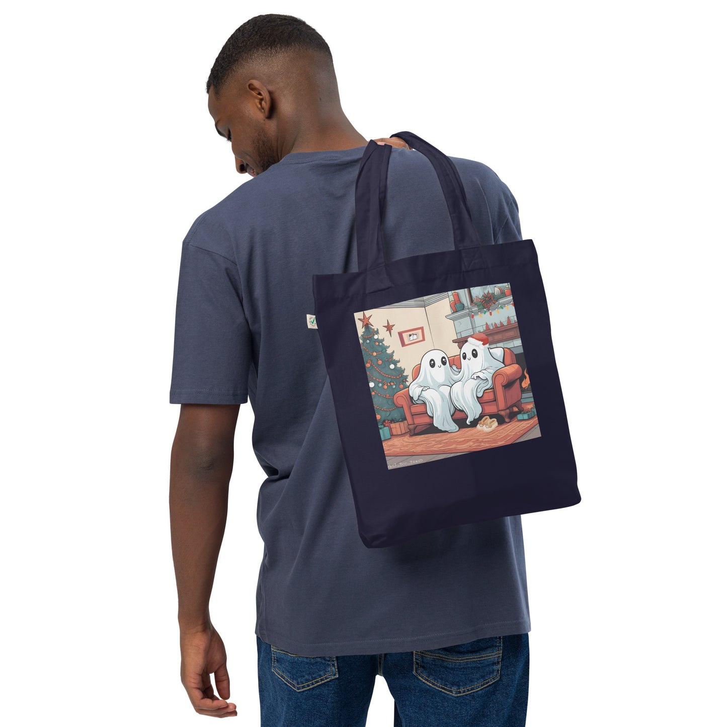 All I want for Xmas is boo Organic fashion tote bag