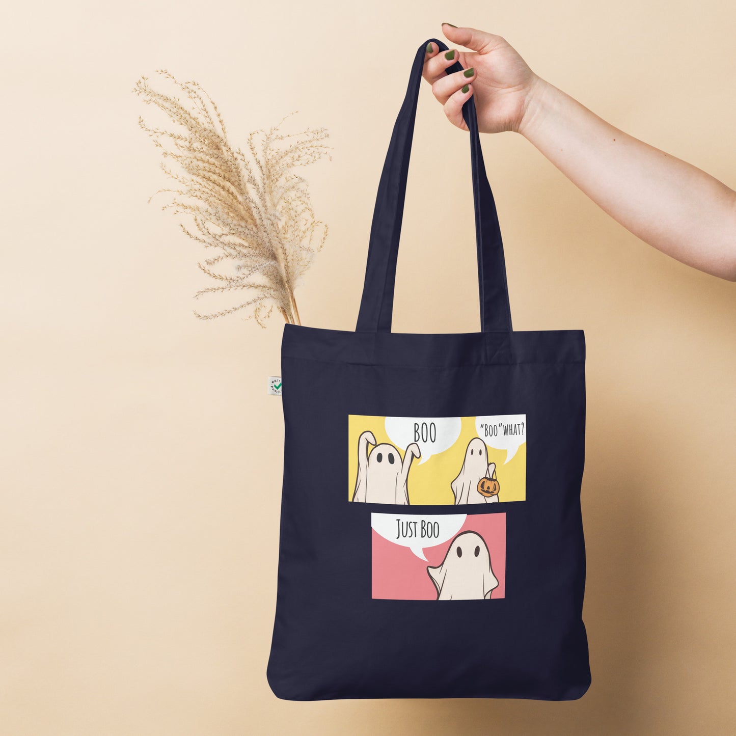 Just Boo Organic fashion tote bag