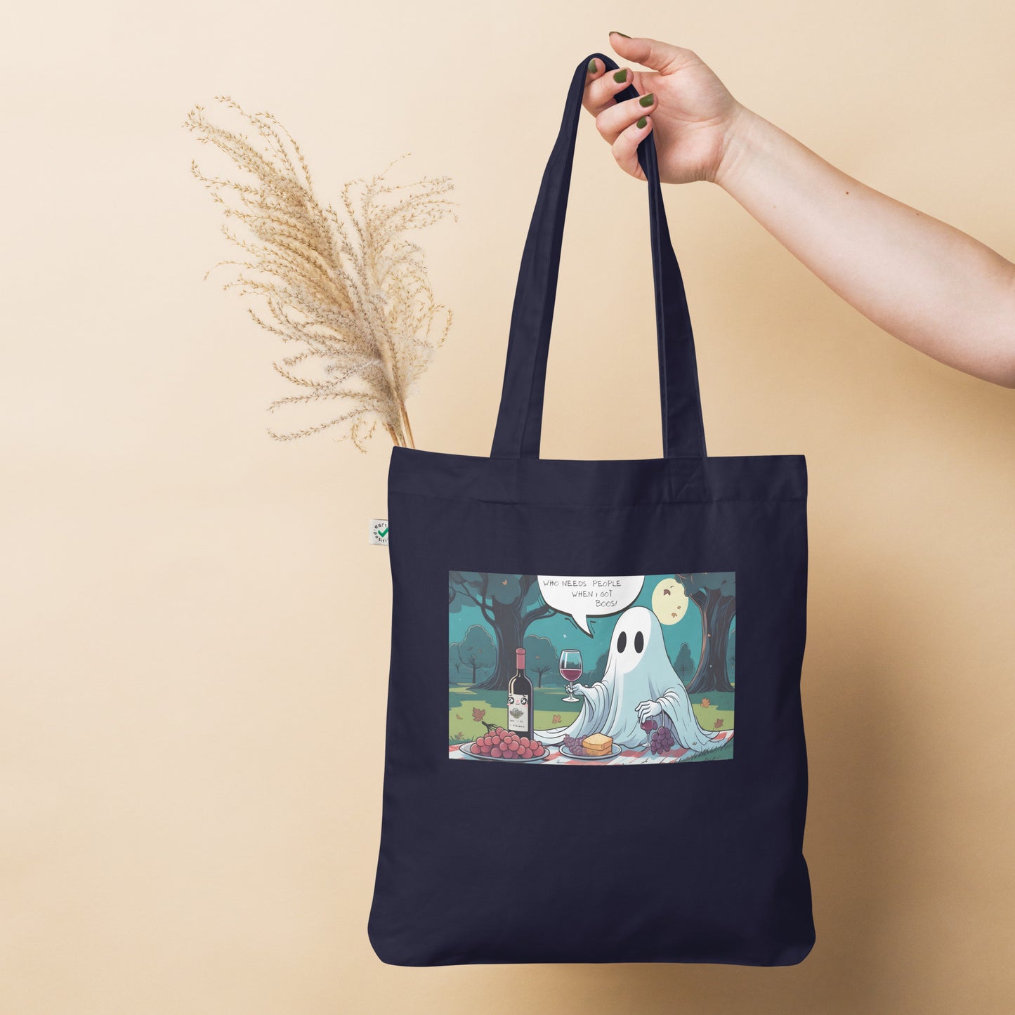 Only Boos Organic fashion tote bag