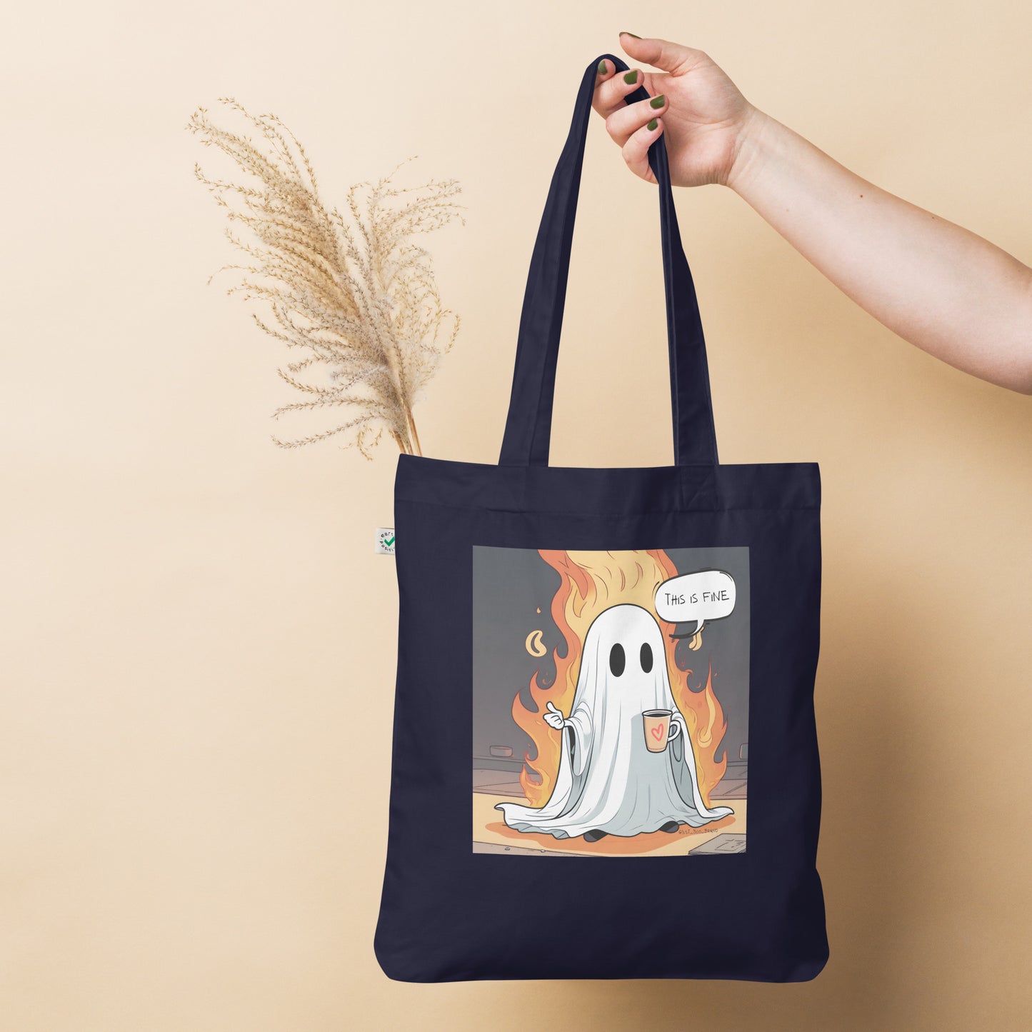 This is Fine Organic fashion tote bag