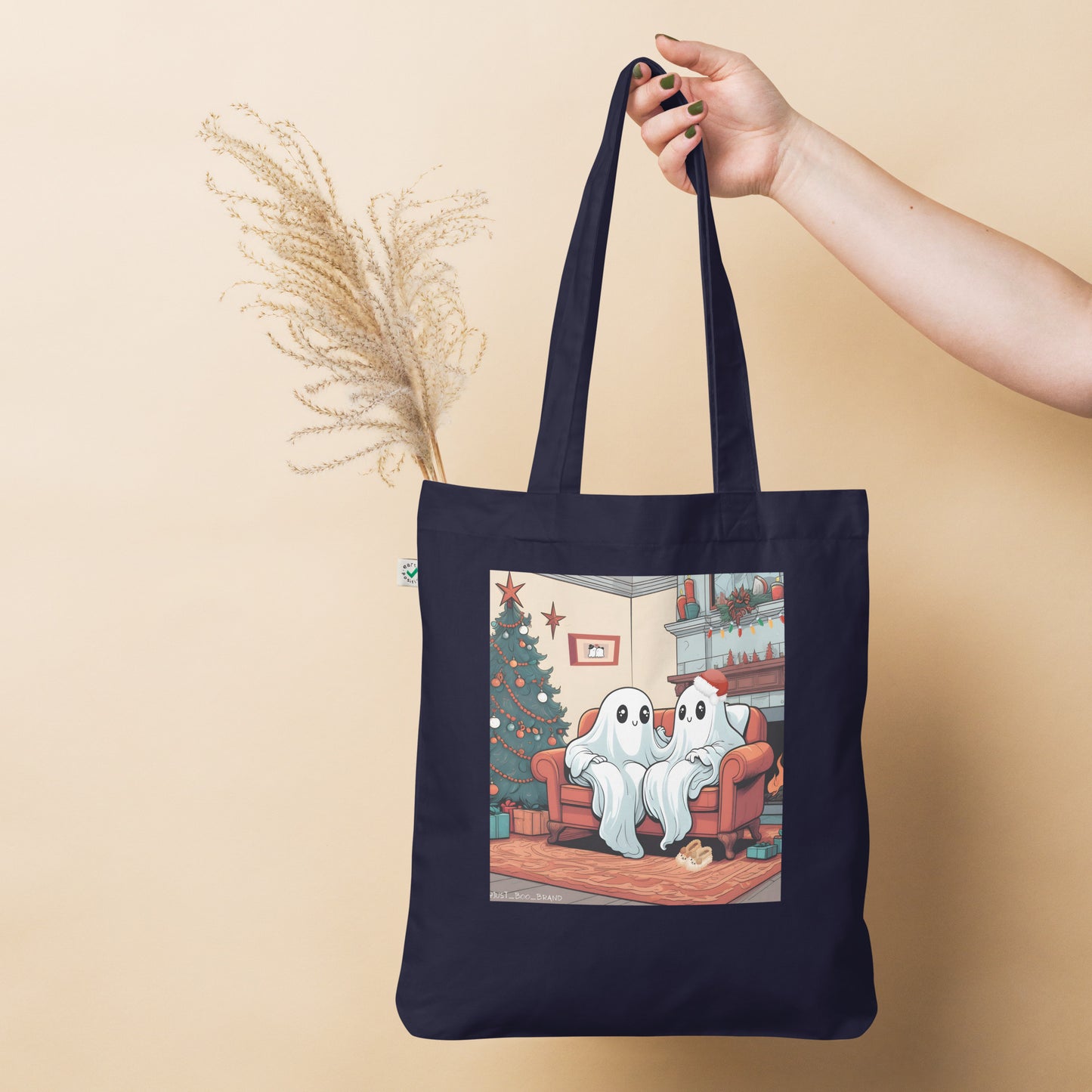 All I want for Xmas is boo Organic fashion tote bag