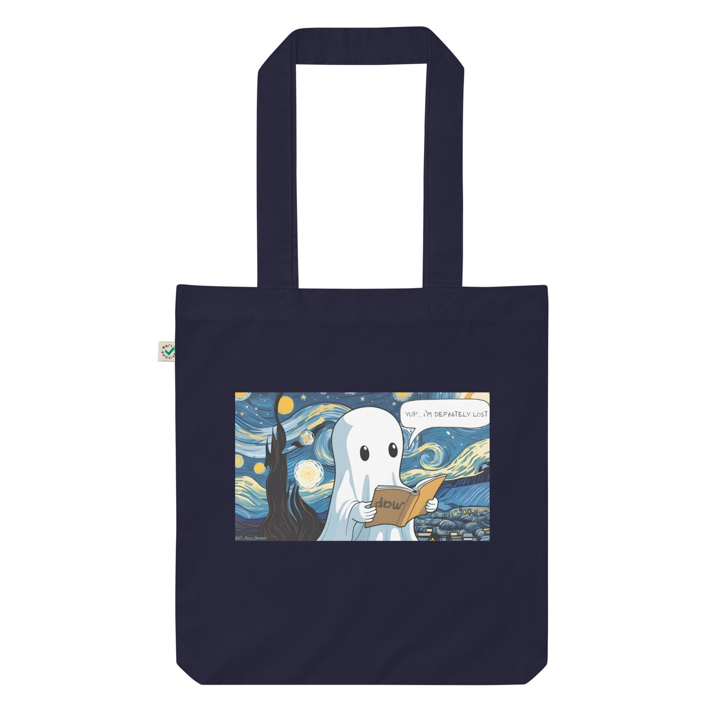 Lost in The Starry Night Organic fashion tote bag