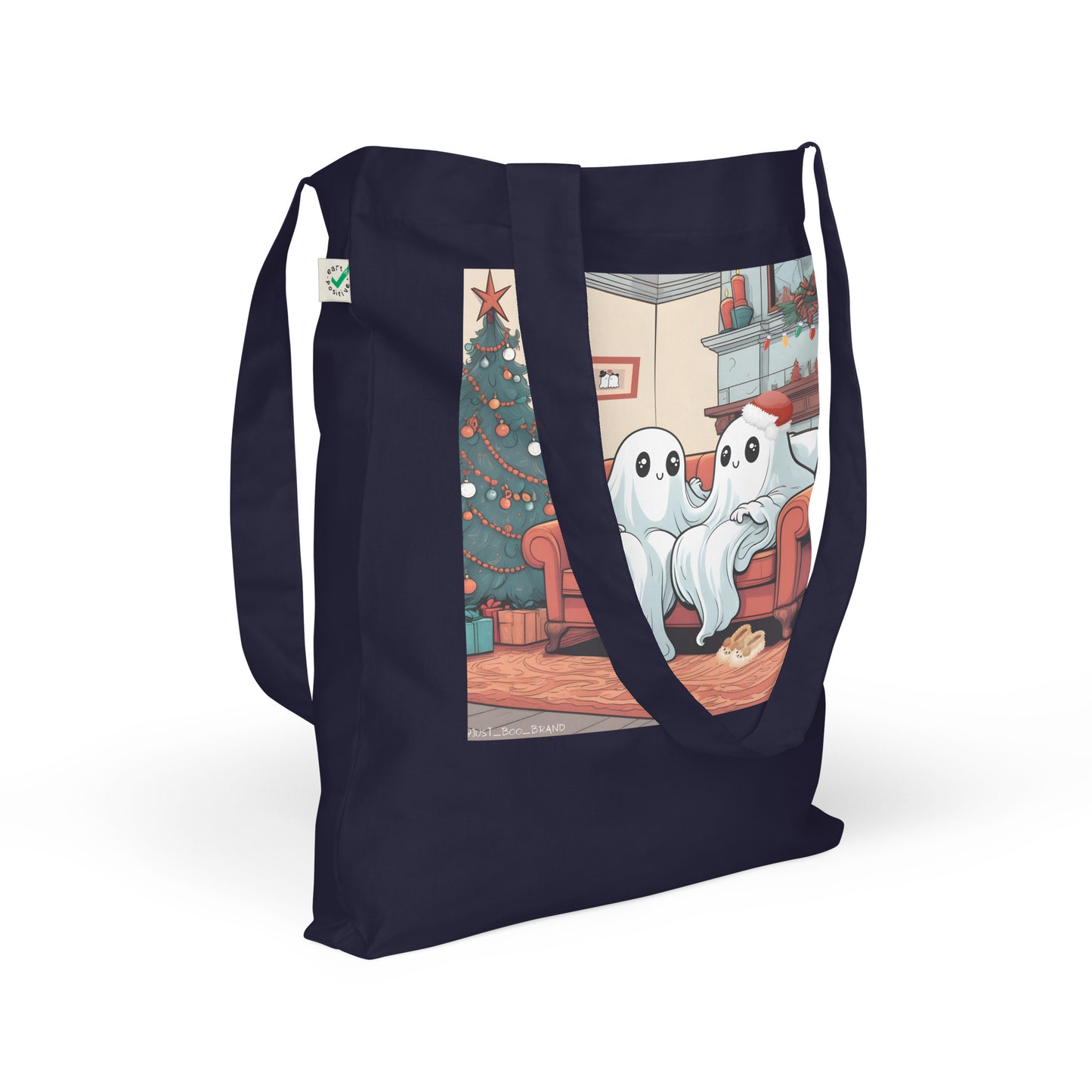 All I want for Xmas is boo Organic fashion tote bag