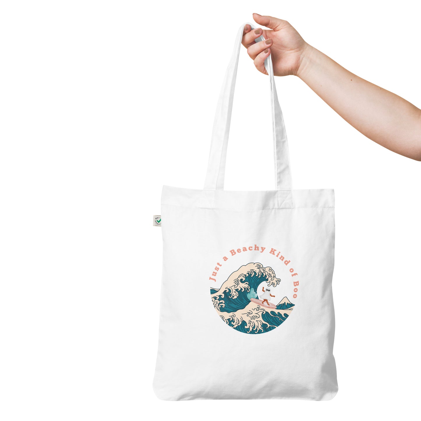 Beachy boo Organic fashion tote bag