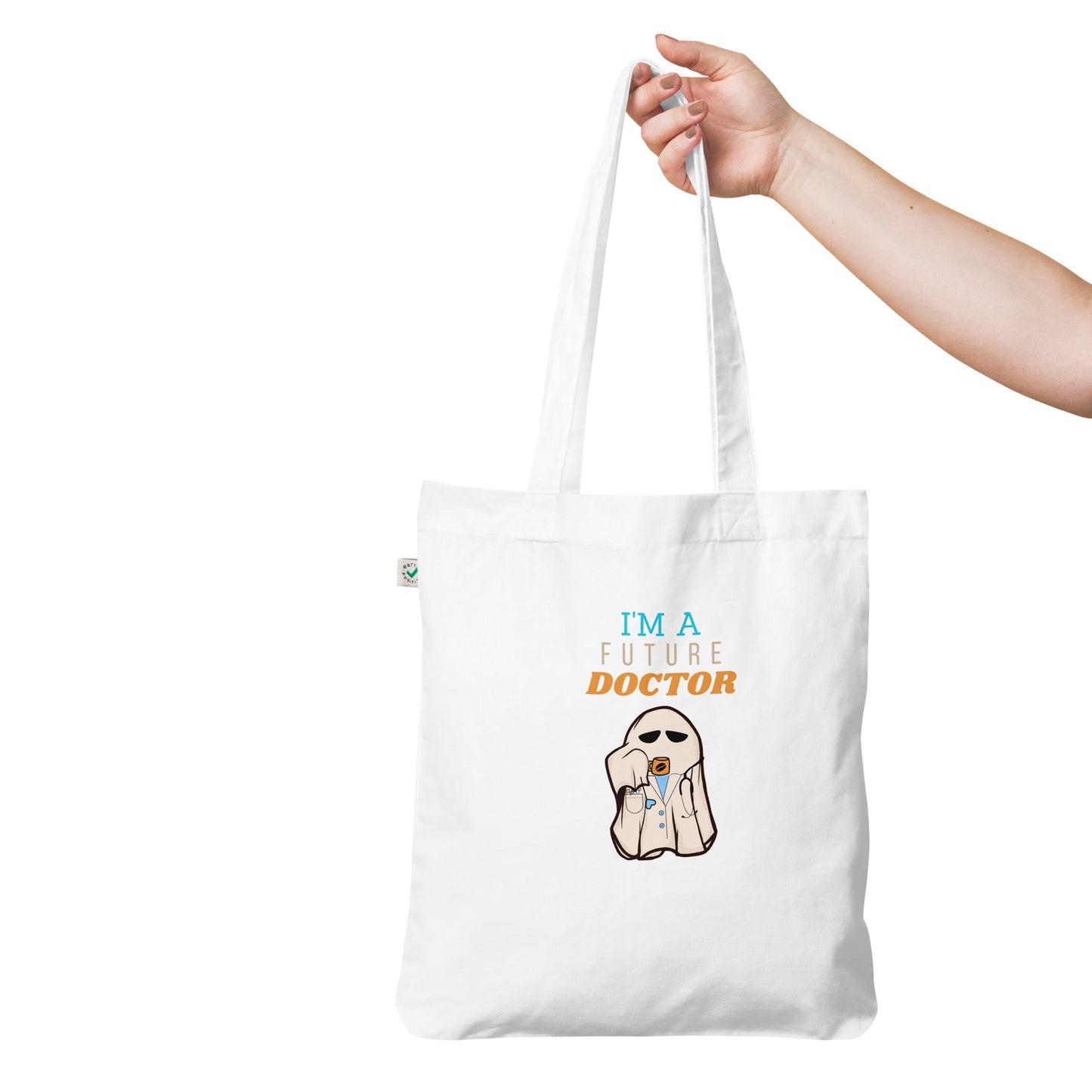 Future Doctor Organic fashion tote bag