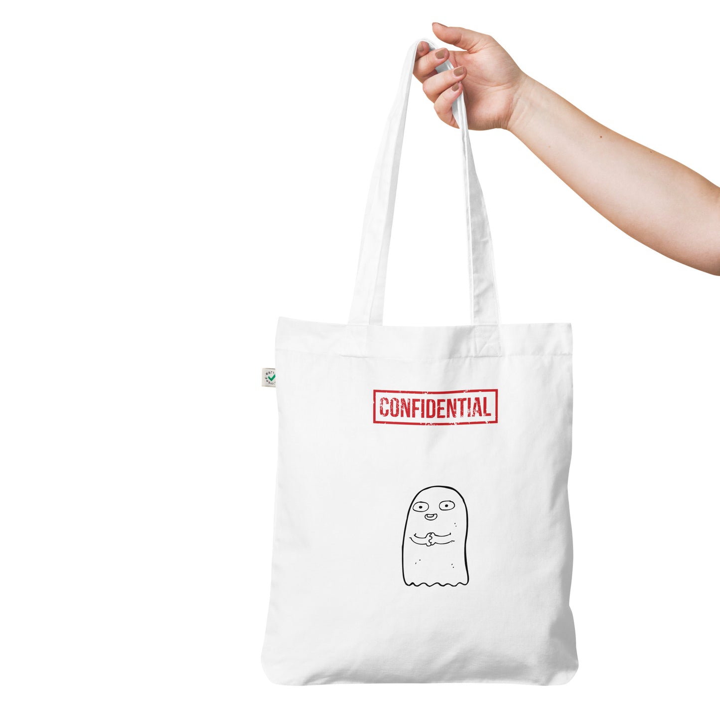 Confidential Organic fashion tote bag