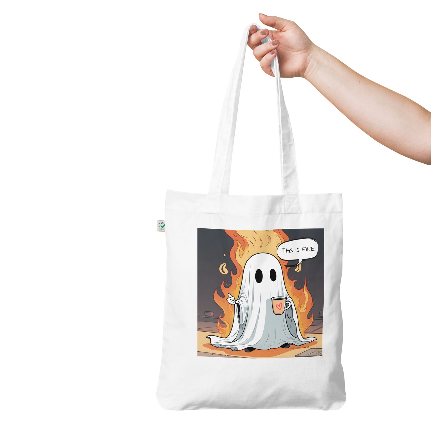 This is Fine Organic fashion tote bag